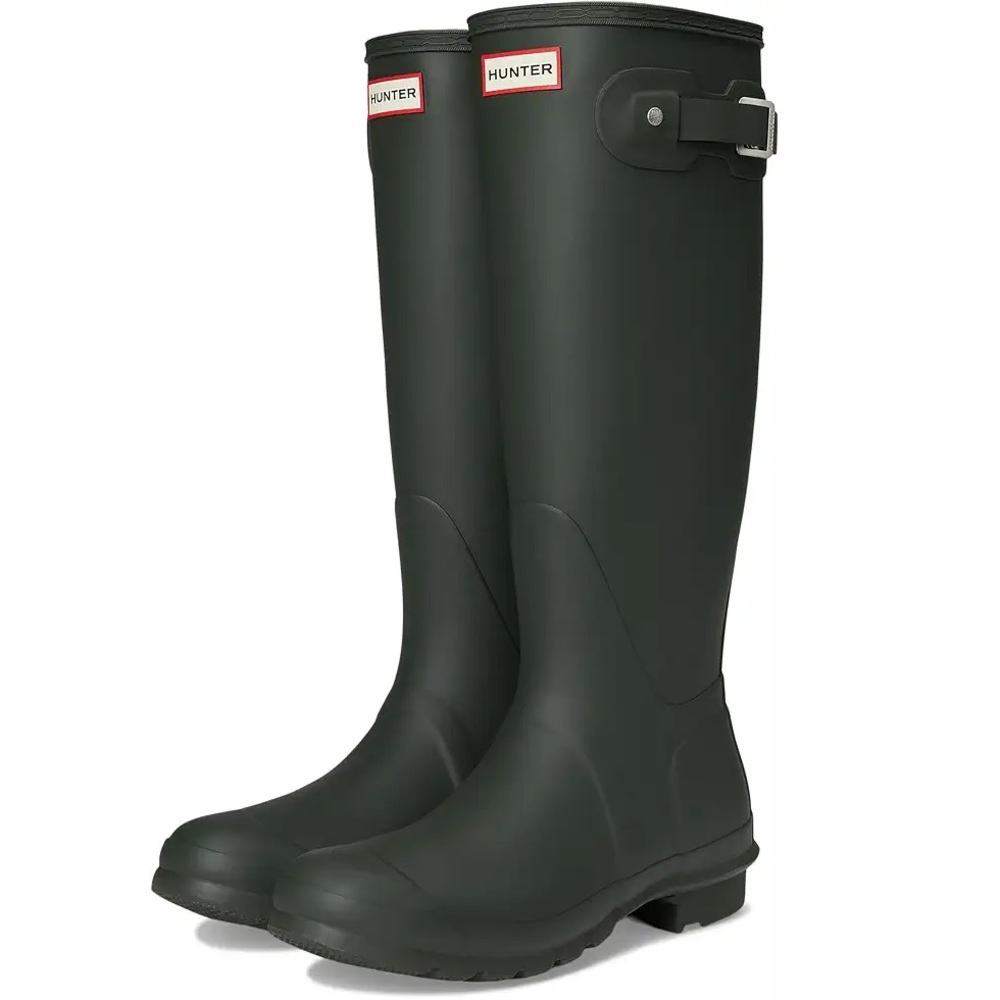 Hunter Black Tall Rain Boots